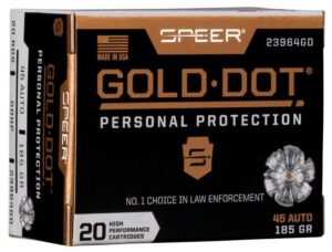 SPEER GOLD DOT 45ACP 185GR GDHP