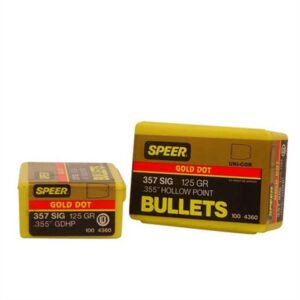 SPEER BULLET .357 SIG .357 125GR GDHP