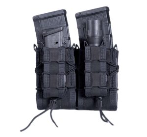 HIGH SPEED GEAR DOUBLE DECKER TACO BLK HOLDS MOST PISTOL AND RIFLE MAGS MOLLE
