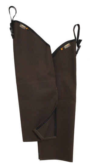 Boyt Harness 9001BRHR Rattlers Chaps 1000D Nylon Brown Husky 30" Chaps Adjustable Straps