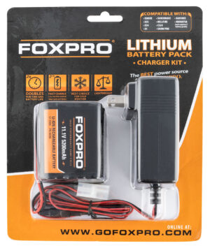 Foxpro LITHCHG Lithium Battery Kit Black 11.1 Volt 5,200 mAh Compatible with FoxPro Shockwave/Banshee