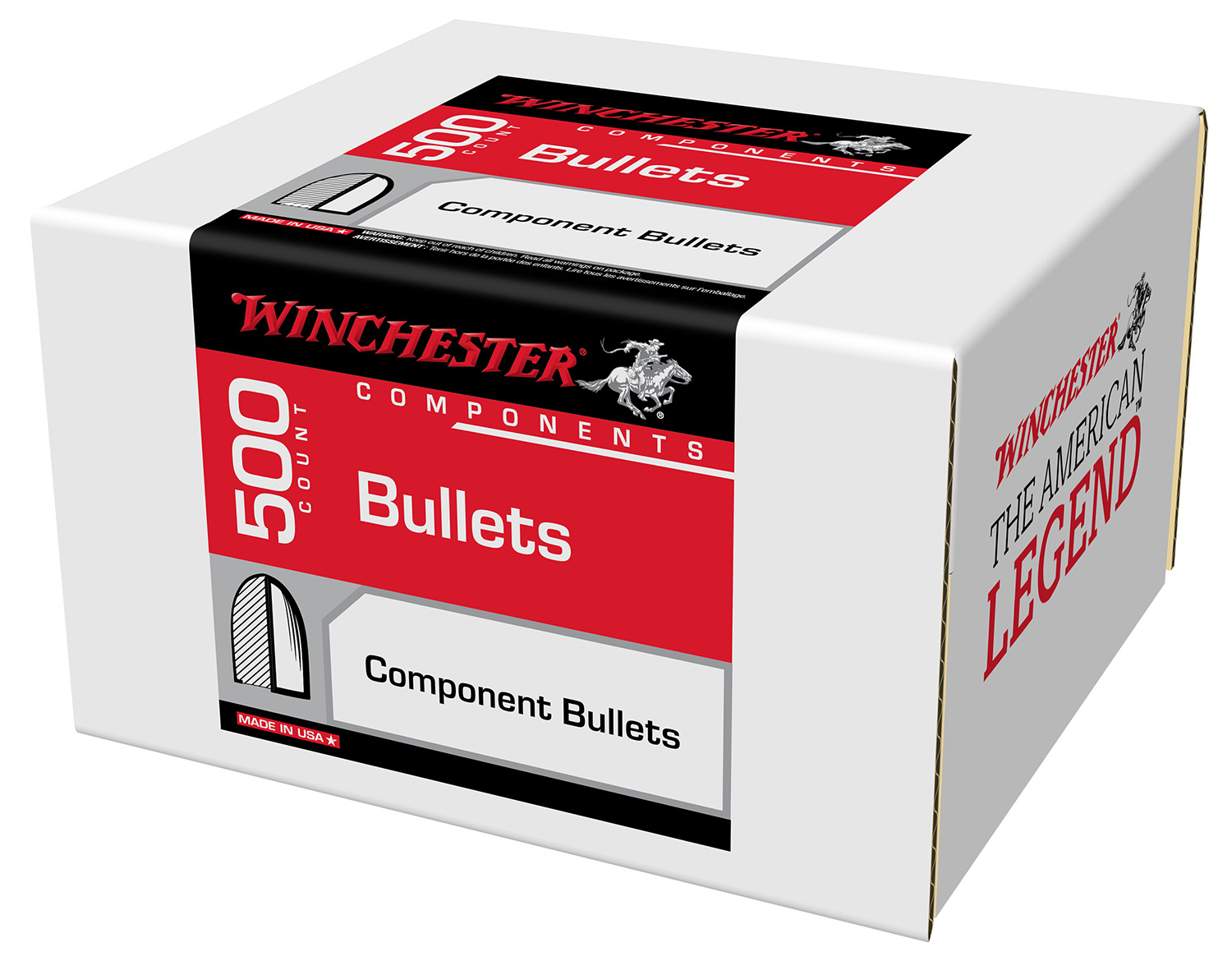 Winchester Ammo WB9MC124D Centerfire Handgun Reloading 9mm 124gr Full Metal Jacket 500 Per Box/4 Case