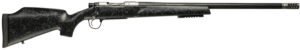 Christensen Arms 8011002100 Traverse 338 Lapua Mag 3+1 27" Threaded Barrel, Natural Stainless, Black with Gray Webbing Stock