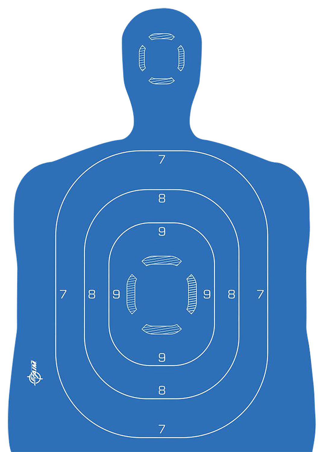 EZ-Aim 15579 Splash Reactive Silhouette Kit Paper 23" W x 35" H Self-Adhesive