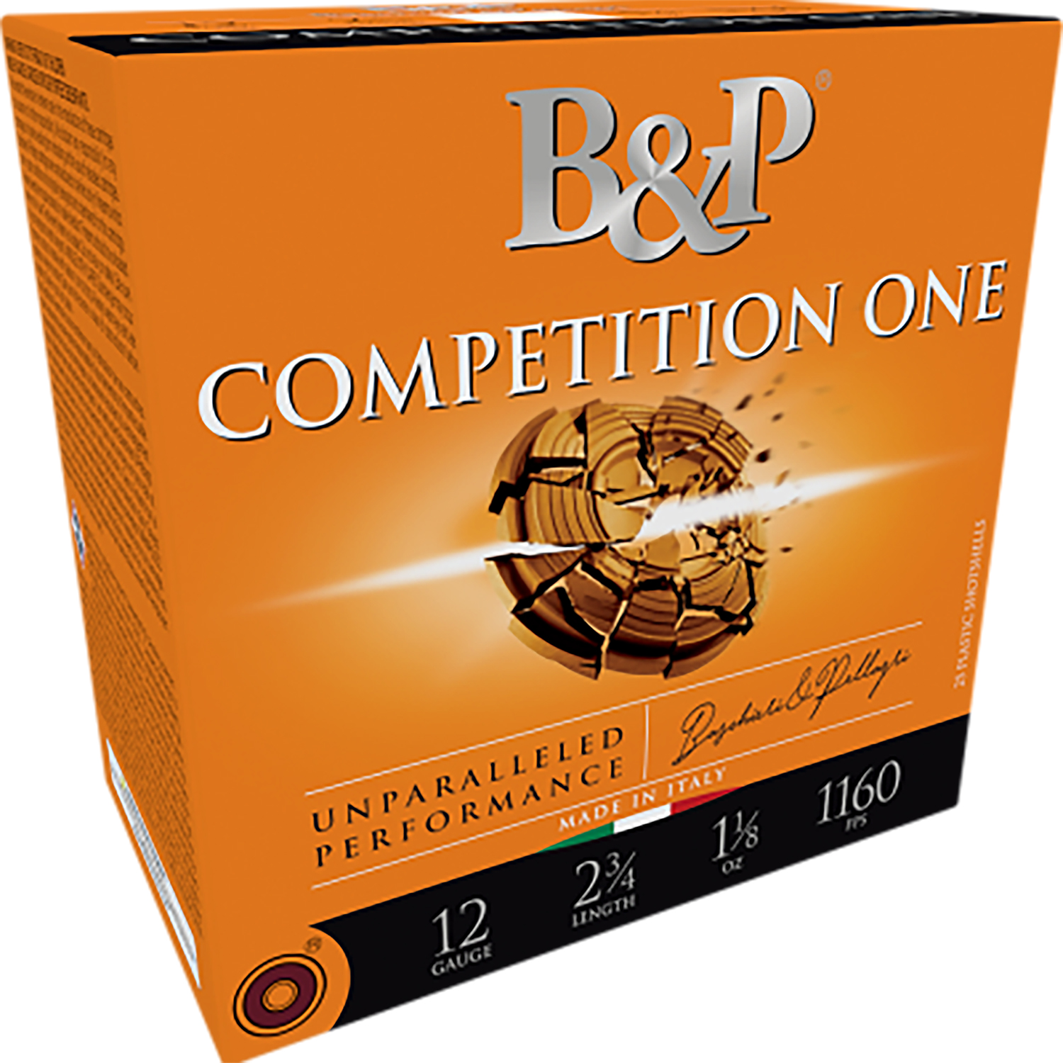 B&p Ammunition 20B78CP9 Competition One 20Gauge 2.75" 7/8oz 9Shot 25 Per Box/10 Case