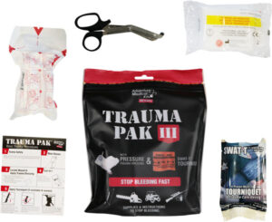 ARB TRAUMA PAK III W/DRESSING - & SWAT TOURNIQUET