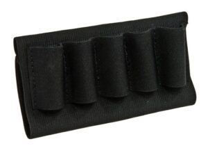 Blackhawk 74SH02BK Buttstock Shell Holder Black Nylon 5rd Shotgun