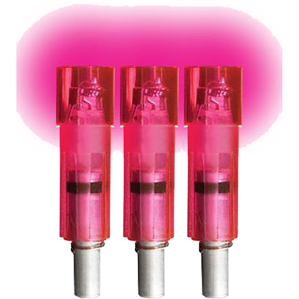 Lumenok Crossbow Nocks Pink Flat Excalibur 3 pk.
