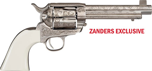 CIMARRON BAT MASTERSON 357MAG - PW FS 5.5" ENGRAVED NICKEL