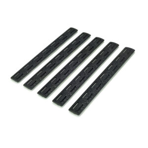 MCMR RAIL PANEL KIT - BLACK, 5.5", 5/PK