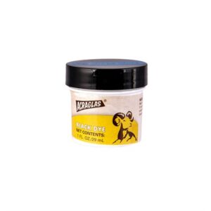 ACRAGLAS DYE, BLACK, 1OZ