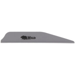Bohning Wild Vanes 3 in. Silver 100 pk.