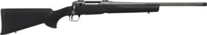 Savage Arms 58272 110 Trail Hunter Lite Full Size 400 Legend 4+1 20" Fluted/Threaded Barrel, Drilled & Tapped Steel Receiver, Black Fixed Synthetic Stock