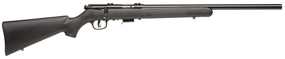Savage Arms 96700 93R17 FV 17 HMR Caliber with 5+1 Capacity, 21" Heavy Barrel, Matte Blued Metal Finish, Matte Black Synthetic Stock & AccuTrigger Right Hand (Full Size)