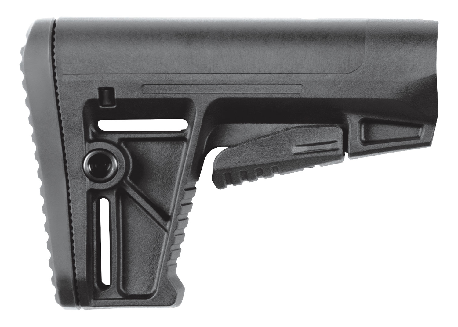 Kriss USA DADS150BL00 DS150 Stock Black Synthetic for AR-15 with Mil-Spec Tube