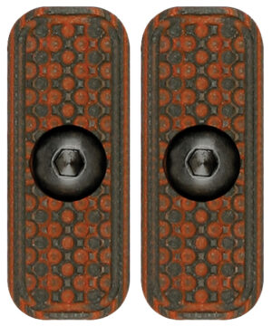 MI LEVER STOCK G10 M-LOK PANEL - RED/BLACK 2-PACK