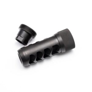 Area 419 Sidewinder Magnum Self Timing Muzzle Brake 338 cal Black Nitride 3/4-24