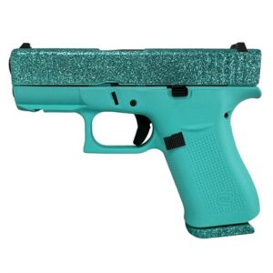 GLOCK 43X 9MM LUGER 3.41'' BBL (2)10RD MAGS GLITTER MALIBLUE