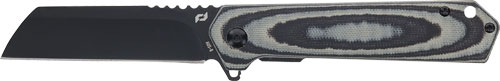 SCHRADE KNIFE LATERAL FOLDER - 3.25" AUS-10 BLACK/GREY LAM