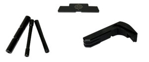 Cross Armory CRG5OKBK 3 Piece Kit  Extended Compatible w/ Glock 17/19/26/34 Gen5 Black Steel/Aluminum