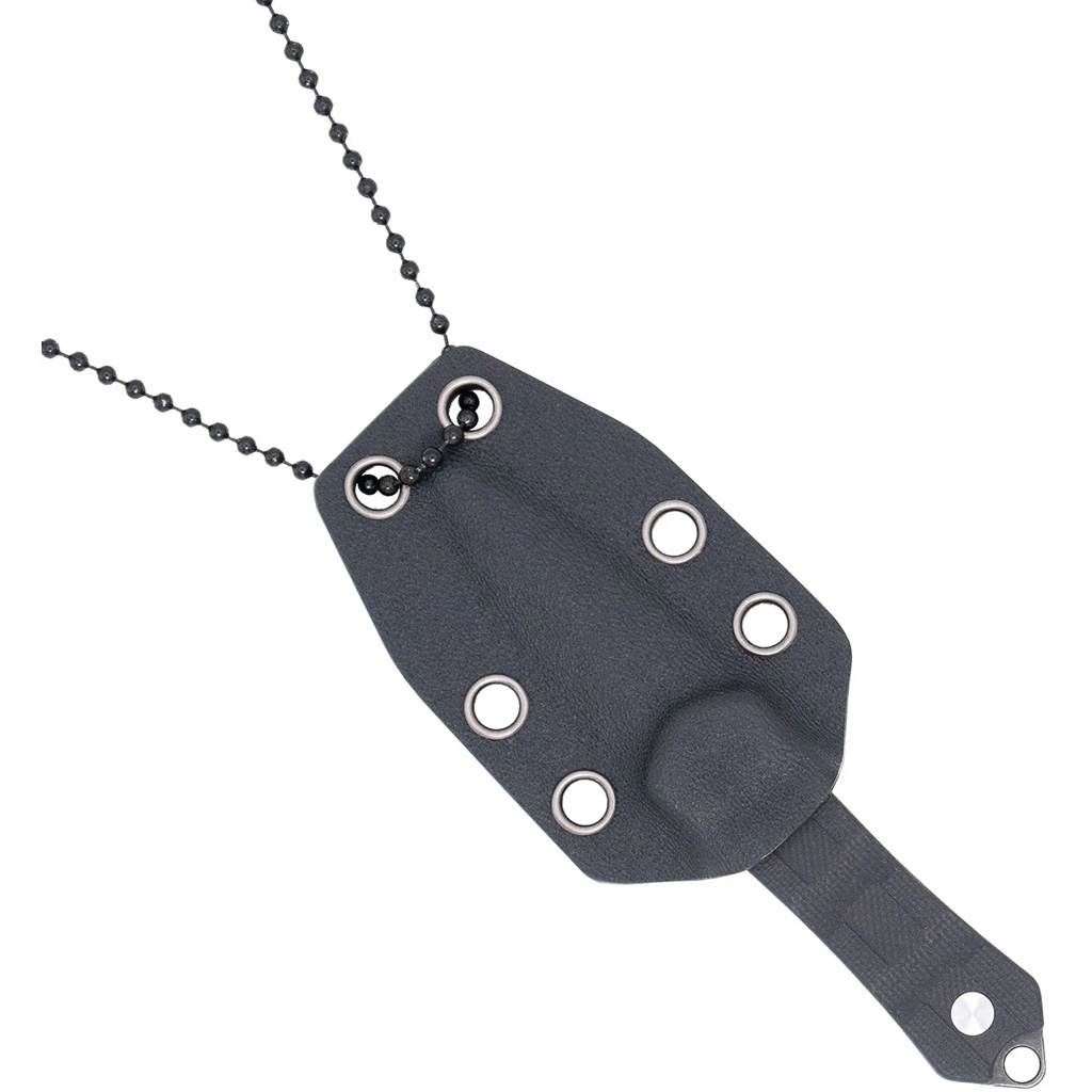 CobraTec Guardian Neck Knife Tanto Blade Small Black - Image 3