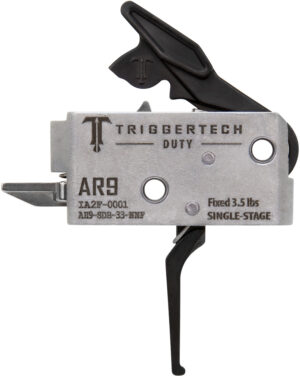 TriggerTech AH9SDB33NNF Duty  Flat Trigger Single-Stage 3.50 lbs Draw Weight Fits AR-9