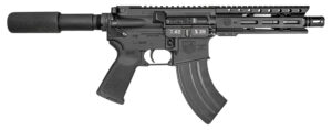 Diamondback DB1912O001 DB15  7.62x39mm 28+1 7", Black, Carbon Lower, 6" M-LOK Handguard, Padded Buffer Tube, Magpul Grip
