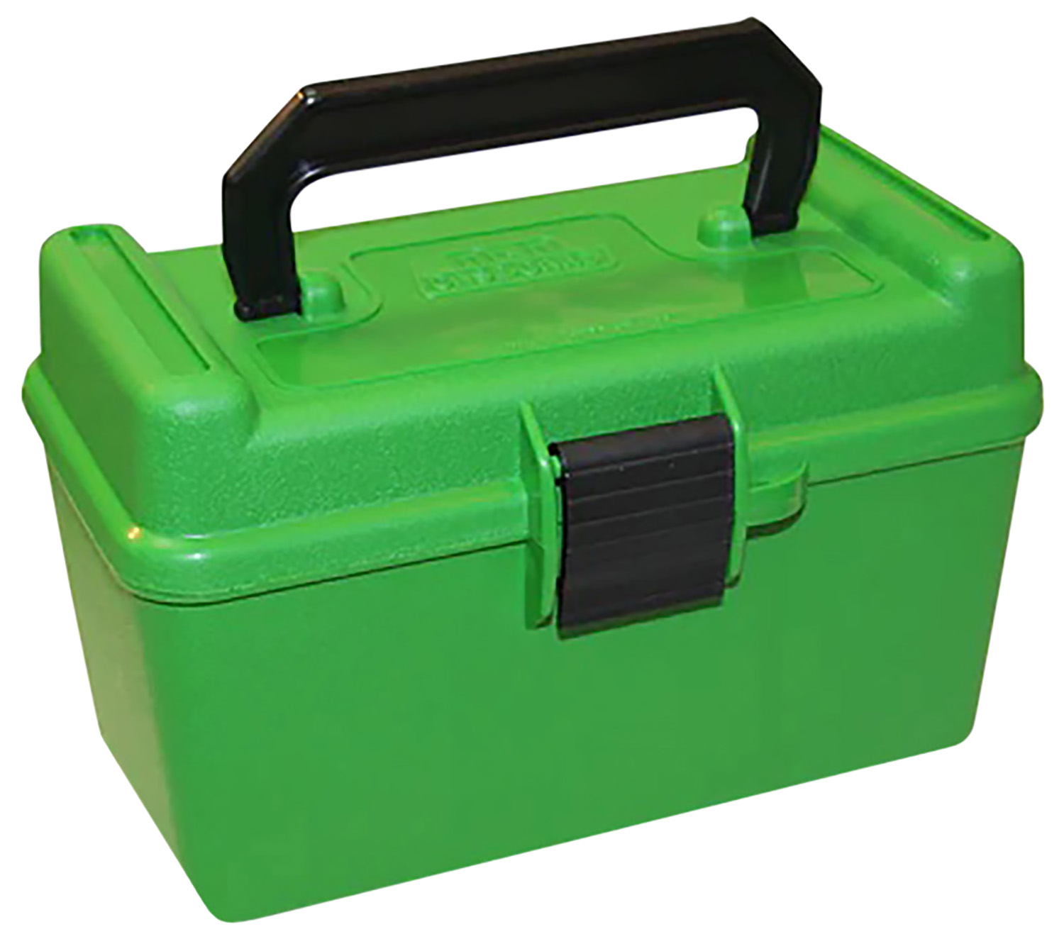 MTM Case-Gard H50RMAG10 Deluxe Ammo Box 300 Win Mag/7mm Rem Green Polypropylene 50rd
