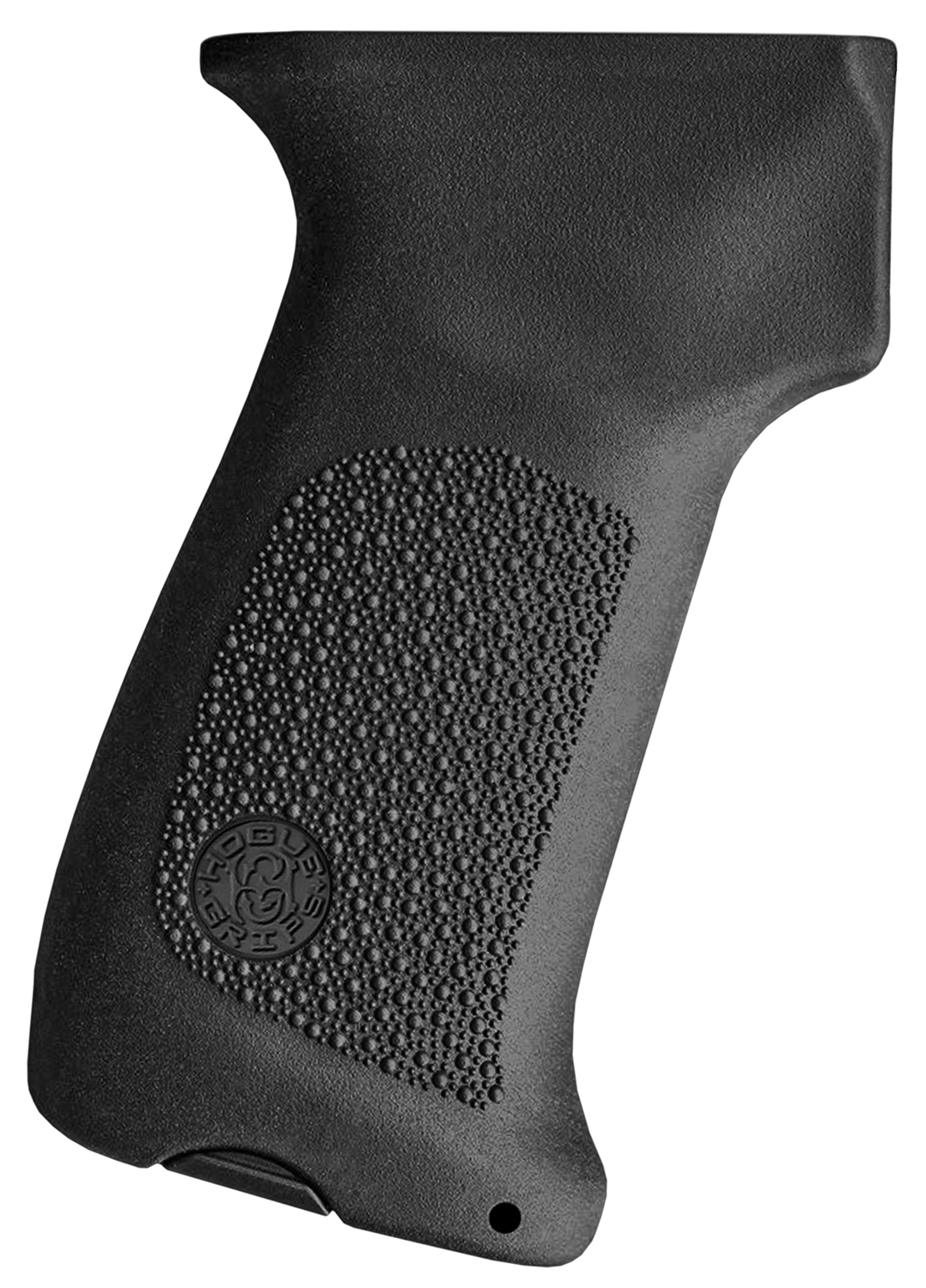 Hogue 74030 Pistol Grip w/o Finger Grooves Black Overmolded Rubber Fits AK-47/AK-74