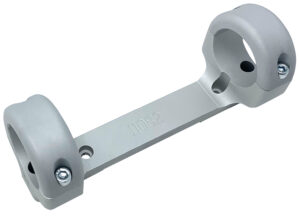 DNZ 11083 Game Reaper-Ruger Scope Mount/Ring Combo Silver 1"