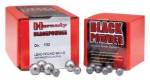 HORNADY .350 .36 CALIBER - ROUND BALL 100CT 40BX/CS