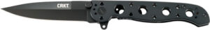 CRKT M16-03KS 3.5" PLAIN EDGE - SPEAR POINT BLACK BLADE