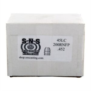 ROUND NOSE FLAT POINT 45 CAL (.452'') 200GR RNFP 500/BOX