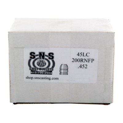 ROUND NOSE FLAT POINT 45 CAL (.452'') 200GR RNFP 500/BOX