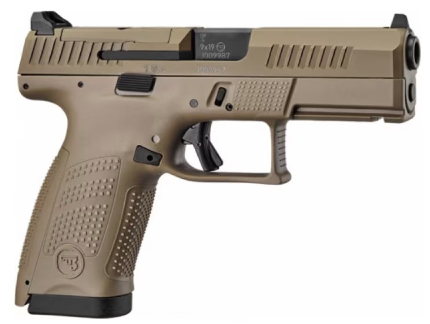 CZ P-10 C 9mm 4" OR FS FDE 15-rd
