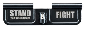 Phase 5 Weapon Systems EPCSTAND Ejection Port Door  AR-15 Black Parkerized Steel 3.10" Engraved "Stand & Fight"