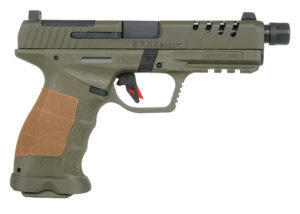SAR USA SAR9SOCOMOD10 SAR9 SOCOM 9mm 10+1 5.20" Steel Slide OD Green Polymer Grip