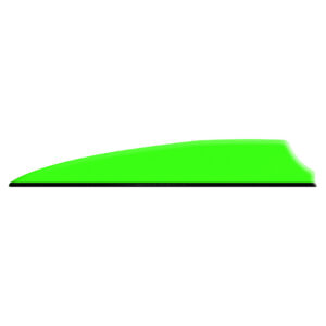 Q2i Fusion X-II Vanes Neon Green 3 in. 100 pk.