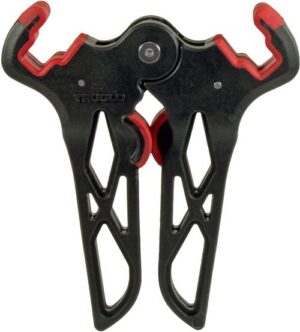 TRUGLO MINI BOW STAND BOW-JACK - 5.8" BLACK/RED