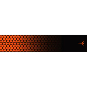 White Water Archery Honeycomb Fade Arrow Wraps Fade Orange 5 in. x 1.125 in. 15 pk.
