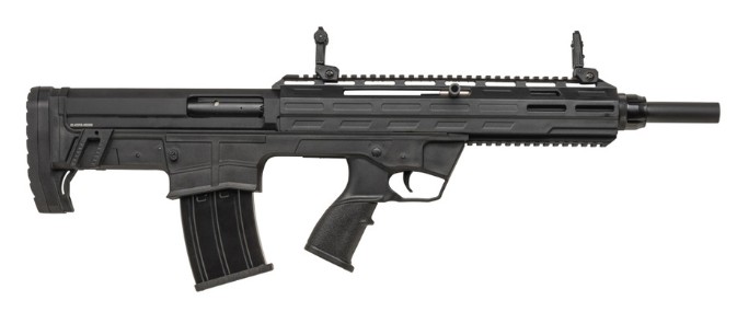 TBP 12 12Ga 18.5"3 F/U Sights Blk/Syn 5rd