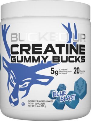 BUCKED UP CREATINE GUMMIES - BLUE BLAST 20 SERVINGS
