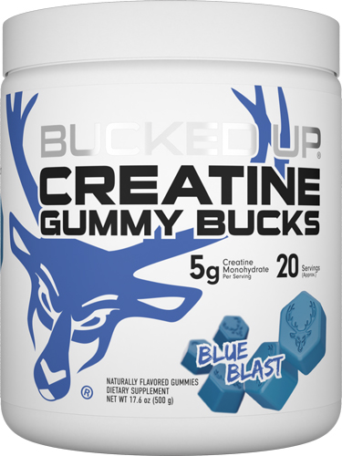 BUCKED UP CREATINE GUMMIES - BLUE BLAST 20 SERVINGS
