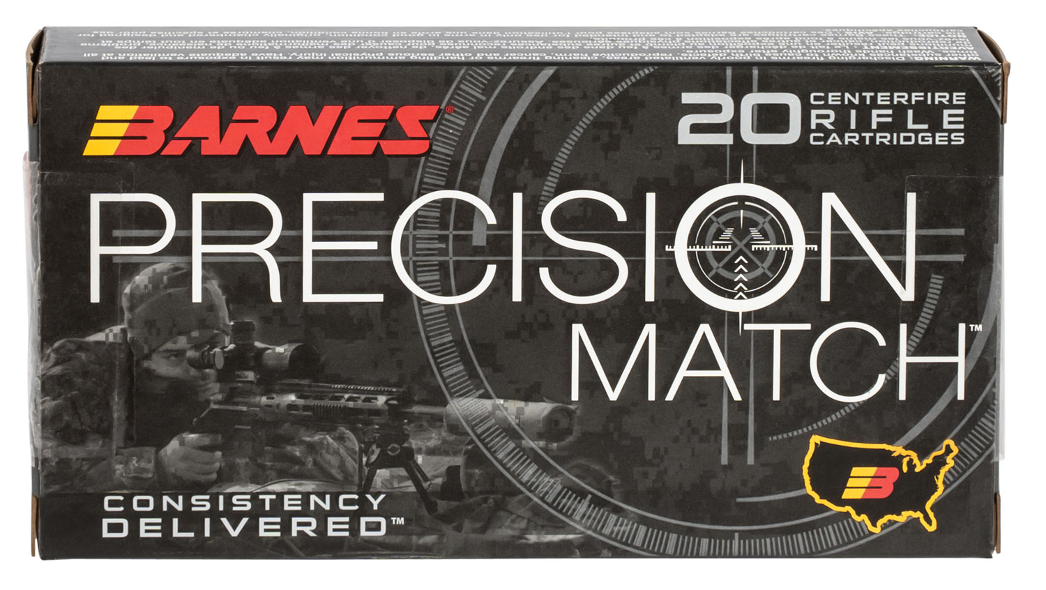Barnes Bullets 30814 Precision Match 6mmCreedmoor 112gr Open Tip Match Boat Tail 20 Per Box/10 Case