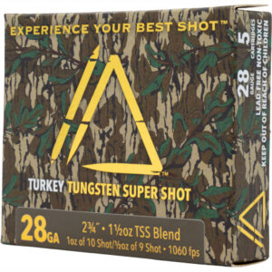 Apex Turkey TSS Greenleaf Shotgun Ammo 28 ga. 2.75 in. 1-1/2 oz. #9/10 Shot 5 rd.