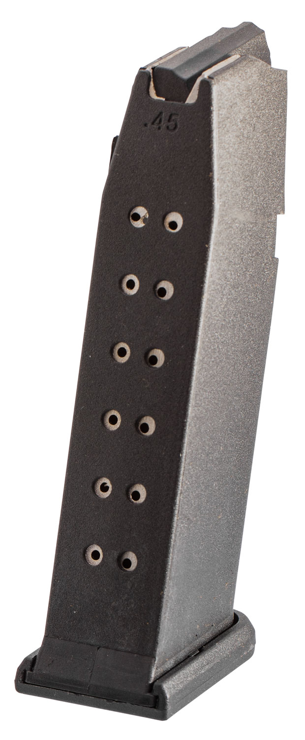 ProMag GLKA14 Standard 13rd 45 ACP Compatible w/ Glock 30/21 Black DuPont Zytel Polymer
