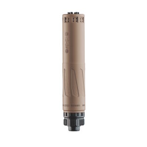 DEAD AIR RXD910TI 9MM SUPPRESSOR FDE 9MM OPTIMIZED, 10MM CAPABLE GMS, 1/2X28 PISTON