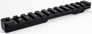 Talley P00252412 Picatinny Rail  Picatinny Black Anodized Aluminum Fits Browning T-Bolt 0 MOA