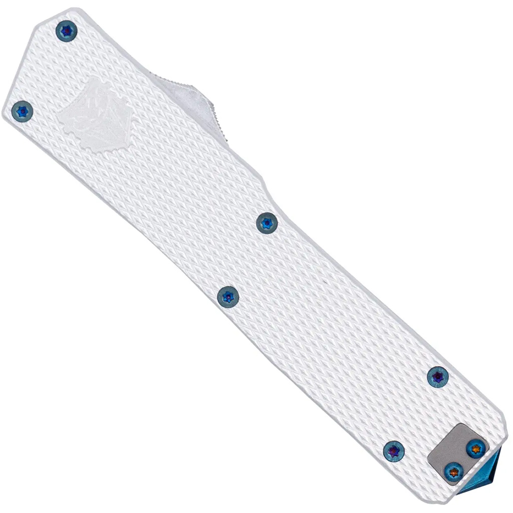Cobtratec Abalone Edge OTF Knife Switchblade White/Abalone - Image 2