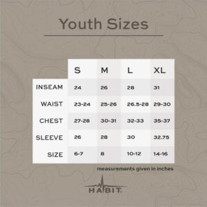 Habit Youth Bear Cave 6 Pocket Pants Realtree APX Youth Medium